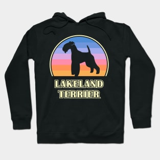 Lakeland Terrier Vintage Sunset Dog Hoodie